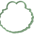 Contorno.png Elmo Sesame Street face cookie cutter
