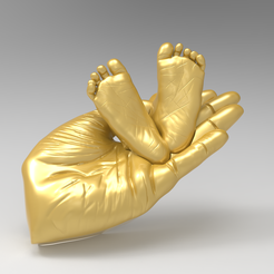 Mom-hand-3D-print-model-file-pic-1.png STL file Mom hand 3D-print model file・3D print design to download