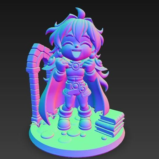 lina inverse slayers los justicieros diorama - Cults3D 3D Model