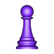 PAWN4.STL Minimalist Chess Pawn Design 4– High Quality 3D Printable STL