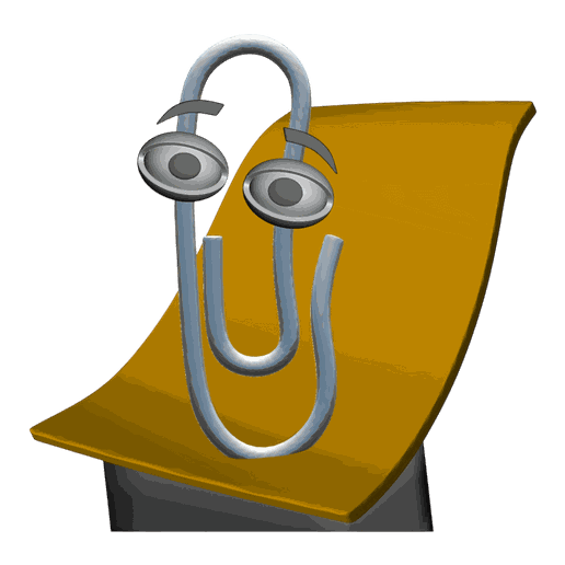 🧷 Clippy HD 3D Print Model Bundle – Microsoft Office Assistant Retro ...