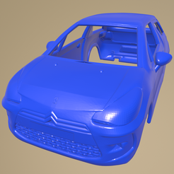 d20_013.png STL file Citroen DS3 2011 PRINTABLE CAR BODY・3D printer model to download