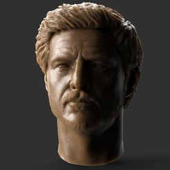 pedro2.jpg Archivo 3D Joel - Pedro Pascal Cabeza - The Last of Us・Plan imprimible en 3D para descargar