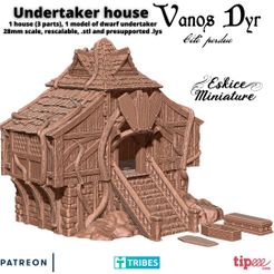 Undertaker-1.jpg 3D-Datei Undertaker house of Vanos Dyr - 28mm・3D-Druck-Idee zum Herunterladen