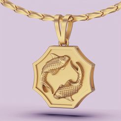 keyshot-jewelry-scene-setup-set-3.10470.jpg Файл STL Подвеска в виде рыбы・3D-печатный дизайн для загрузки