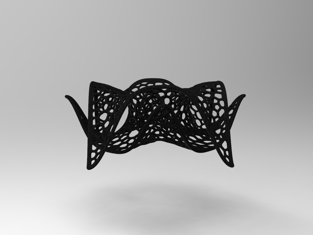 Download Stl File Voronoi Inverter Lamp Voronoi Lamp • 3d Printable