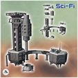 1-PREM.jpg Set of futuristic giant drill with drilling hole and sorting annex (3) - Future Sci-Fi SF Post apocalyptic Tabletop Scifi Wargaming Planetary exploration RPG Terrain