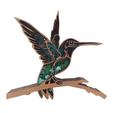 Hummingbird-6.png Wooden Hummingbird Home Christmas Ornament Template - Glowforge Laser Ready SVG Cut