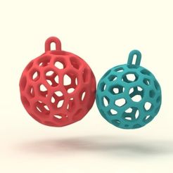 untitled.47.jpg Archivo STL gratis Christmas Voronoi Spheres・Objeto de impresión 3D para descargar