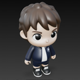 12-a5.png Chibi Yoichi Isagi-Inspired Striker | Fan Art Anime Soccer 3D Character Model