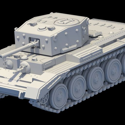 🪖 1/48 Cromwell Cruiser Tank・ 3D File for 3D printing・Cults