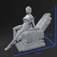 Front_W_Measurements.png Lucy - STL Cyberpunk Edgerunners Anime Model for 3D Printing 3D print model