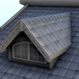 36.png Slavic traditionnal house with canopy and engraved roof edges (2) - Warhammer Age of Sigmar Alkemy Lord of the Rings War of the Rose Warcrow Saga
