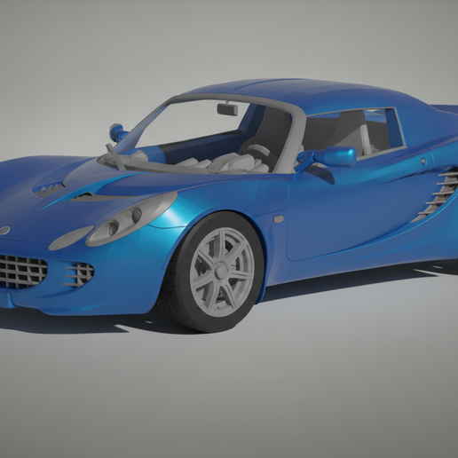 Lotus Elise 2006 STL 3D Print Model