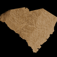2.png Topographic Map of South Carolina – 3D Terrain