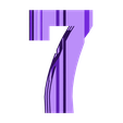 7.stl STL file Text Flip: Numbers 0-20・3D printing model to download