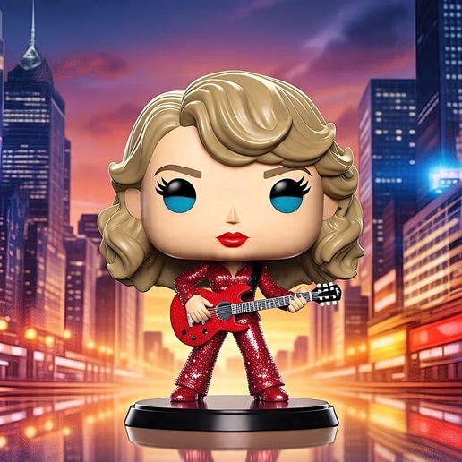 Funko Pop Taylor Swift 3D model
