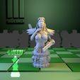 CyborgQueen-Front.jpg 2x Chess Set Cyborgs vs. Nature