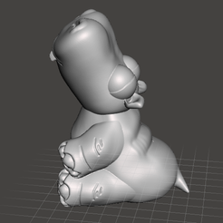 Sin título 2.png STL-Datei hippopotamus baby・3D-Druckvorlage zum Herunterladen, rauldavidOR