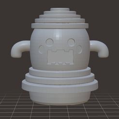 image1-2.jpeg STL file Clatteroid - Animal Crossing New Horizons Gyroid・Template to download and 3D print