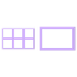 FenetreG.stl Modular stone house for santon (large windows)