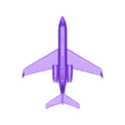 CLOSED BODY.stl Gulfstream IV  Private Jet aircraft MODEL