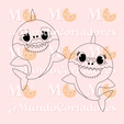 6.png BABYSHARK FAMILY CUTTER AND STAMP 3- BABYSHARK FAMILY CUTTER COOKIES