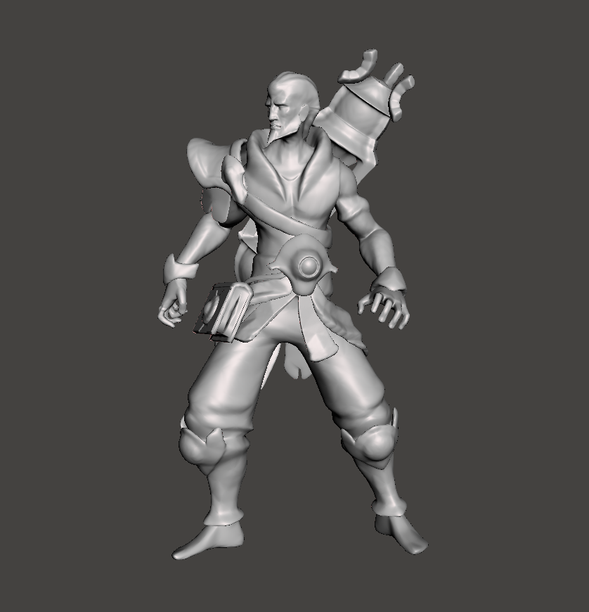 1.png STL file Guardian of the Sands Ryze 3D Model・3D printing template to download, lmhoangptit