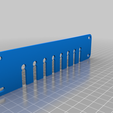 wireOrganizerPlate.png Mini rack per server per TP-Link TL-SG108 e Raspberry Pi