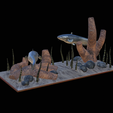 sumec-podstavec-standard-quality-1-5.png two catfish scenery in underwather for 3d print detailed texture