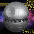 1.jpg STL file Death Star Grinder・Model to download and 3D print