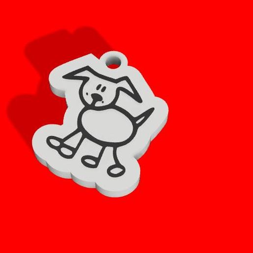 5 portachiavi 3D model