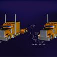 29.jpg American heavy truck Peterbilt custom Model Printing File STL for 3D Printer FDM-FFF DLP-SLA-SLS