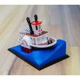 13c73ff44a72bf3b93bc144a1bdcce72_preview_featured.jpg Old paddle-wheel steam boat with display stand (visual benchy)