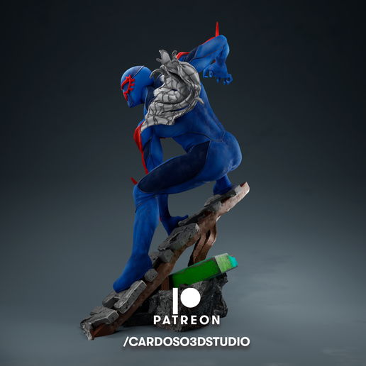 0005.png Spiderman 2099 Statue