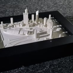 PERTH.jpg Datei STL PERTH CITY MODELL 150x150・Design für 3D-Drucker zum herunterladen