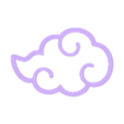 _Estructura.stl Akatsuki Cloud - Akatsuki Logosu - Geek RGB Lamba