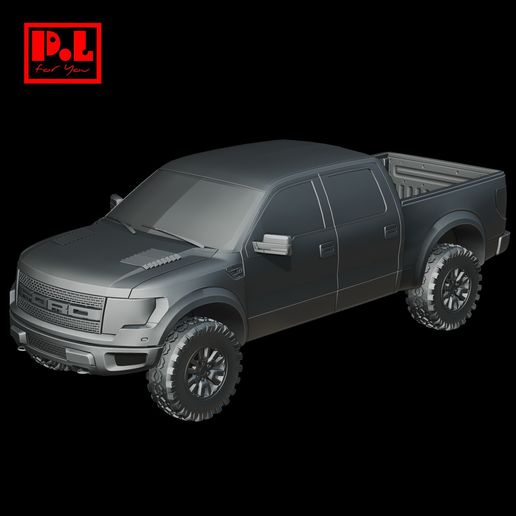 🚙 Ford F-150 SVT Raptor SuperCrew (2011)・ STL File for 3D printing・Cults