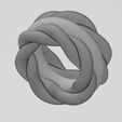 wf1.jpg Double braided wire bead and charm 3D print model