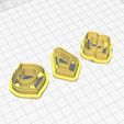 3X1_.jpg geometric cutter for polymer clay in three variants, 3x2, one free