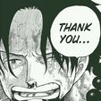 Ace-thank-you.jpeg One Piece Manga Color Print - ACE "THANK YOU"