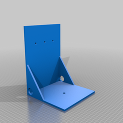 Alexa_Mount_v1.png Free 3D file Alexa/ Shelf Mount for hanging beam with hole for tripod screw・Object to download and to 3D print