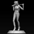 2.jpg Harley Quinn Suicide Squad Model Printing Miniature Assembly File STL-OBJ for 3D Printing two size 1: 4 for FDM-FFF 1: 10 for DLP-SLA-SLS