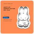 8.png Cookie Cutter - Miffy #7 (Miffy Collection)