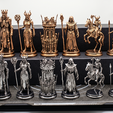 source-2.png Skeleton Kingdom Chess Set – Complete Undead Army STL & 3MF