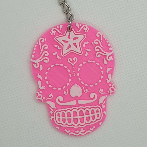 catrina key chain key chain 3D model
