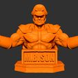 06.jpg M Bison bust 3D print model