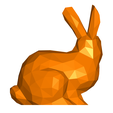 LowpolyStanfordBunnyUprightEars3DImage3.png Lowpoly Stanford Bunny With Upright Ears