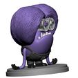 15.jpg Purple mutated minion for 3D printing STL