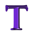 Trajan_bowl.stl Fichier STL gratuit Collection de glyphes typographiques・Design à télécharger et à imprimer en 3D, tone001